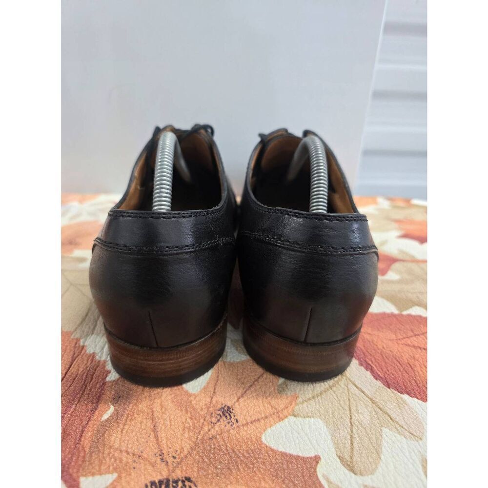 Gucci Leather Cap Toe Oxford Dress Shoes Men's Size 8.5 Black - Picture 5 of 8